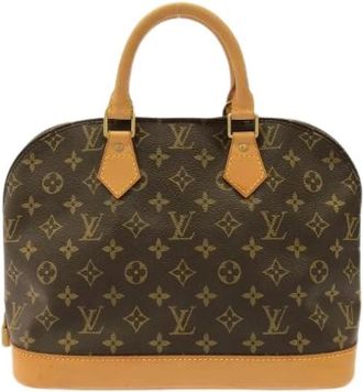 Louis Vuitton Pre-owned Alma Monogram Tas - Dames - Vintage Handtas - Bruin - ONE Size - Vintage
