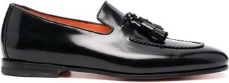 Santoni Hombre, Zapatos, Negro, Talla: 41 EU