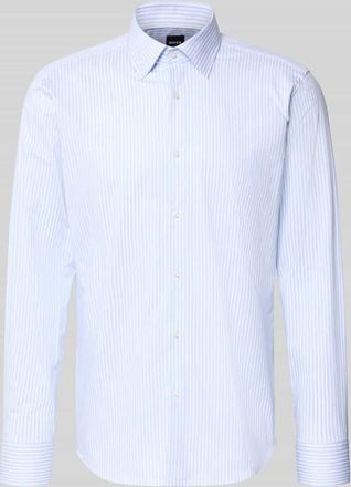 HUGO BOSS Regular Fit Businesshemd aus Baumwoll-Mix in Hellblau, Gr&ouml;&szlig;e 39