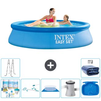Intex Piscina Easy Set Redonda - 244x61 Cm - 7-piezas S20126