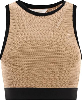 Palm Angels Donna, Top, Beige, M, new