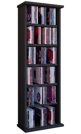 ebuy24 Ebuy24 - Estante De Cd Vcm Madera Estante De Cd Con Espacio Para 150 Cd O 65 Dvd O 36 V&iacute;deos Dimensiones: Al. 92 X An. 31 X T. 18 Cm Estante De Dvd El