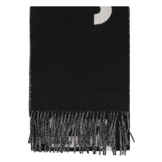 Jacquemus Virgin Wool Scarf - - Accessories - Donna - Nero - ONE SIZE