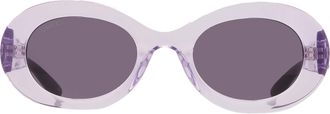 Gucci Violet Oval Ladies Sunglasses GG2026S 003 51
