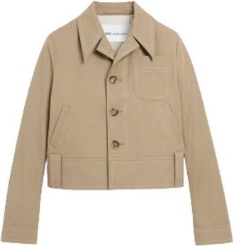 Ami Ami de Coeur Button-Down Oxford Shirt - Heren - Zomerjassen - Blauw - M - Katoen - Jassen