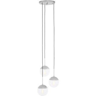 Premier Housewares Revive Chrome Finish 3 Pendant Light