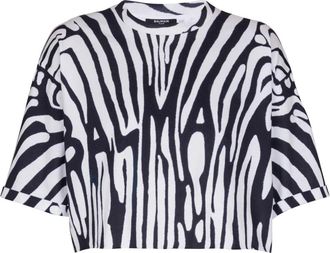 Balmain Mujer, Camisetas, Blanco, Talla: S