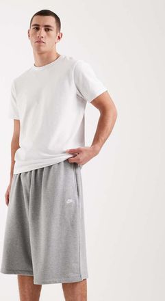 Nike Club - Pantaloncini felpati oversize in spugna grigi-Grigio