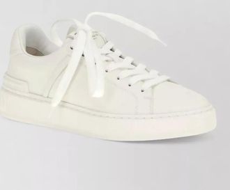 Balmain leather low-top sneakers