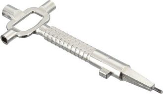 ABUS 308581 Llave De Obra Universal Acabado Plateado