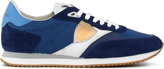 Philippe Model Blville Low Running Sneaker - Heren - Sneakers - Blauw - 45 EU - Katoen - Schoenen