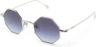 Gucci Sunglasses, unisex, Gray, Size: 41 MM Geometric Sunglasses