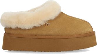 Mexx Bruine Binnenslippers voor Vrouwen - Dames - Slip ons - Bruin - 38 EU - Schoenen