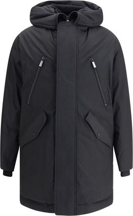 Dsquared2 Mens Hooded Long Sleeve Jacket - Black - Size EU 48 (Mens)