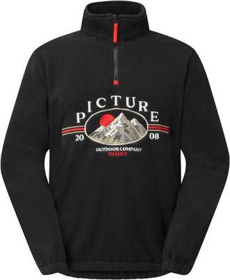 Picture Gamvik Fleece Crew Fleecepullover f&uuml;r Herren | schwarz