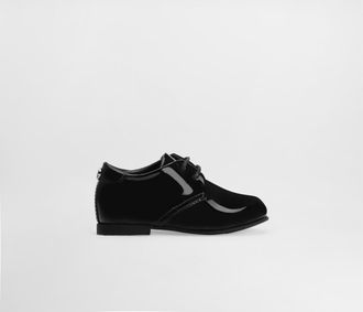 Dolce & Gabbana Lace-up Shoes In Patent Leather And Grosgrain - Man Black 21