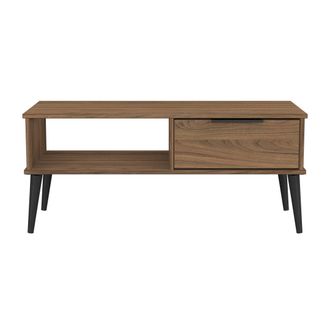 Welcome Furniture Helsinki Ready Assembled 1 Drawer Coffee Table in Carini Walnut - Welcome Furniture | TJ Hughes