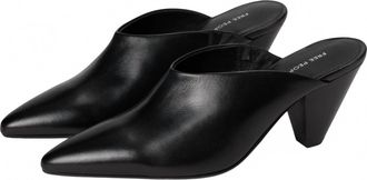 Free People Womens Stellar Mules In Black Leather