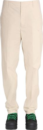 AMBUSH Relaxed Fit Cotton Trousers - Beige