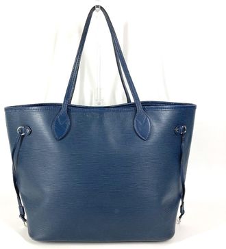 Louis Vuitton Epi Navy Epi Leather Shoulder Bag Tote Bag (Pre-Owned)