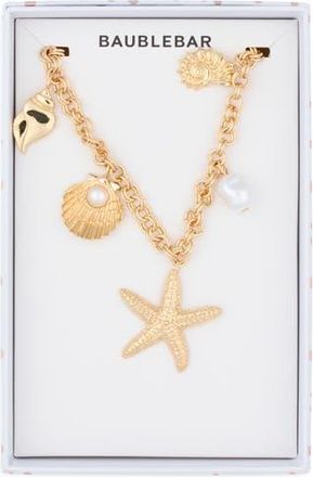 BaubleBar For the Shell Seekers Charm Necklace in Gold at Nordstrom Rack