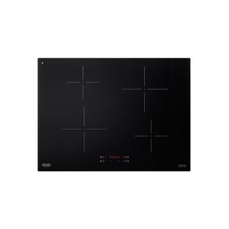 DeLonghi Placa De Inducci&oacute;n Empotrada Delonghi Pin 72 Negra De 70 Cm Y 4 Fuegos