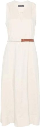 Lorena Antoniazzi Midi Kleedjes - Dames - Casual kleedjes - Beige - XS - Kleedjes