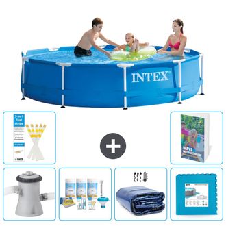 Intex Piscina Con Estructura Redonda - 305x76 Cm - 7-piezas S188