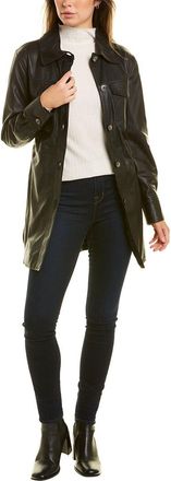 Elie Tahari Liv Leather Jacket