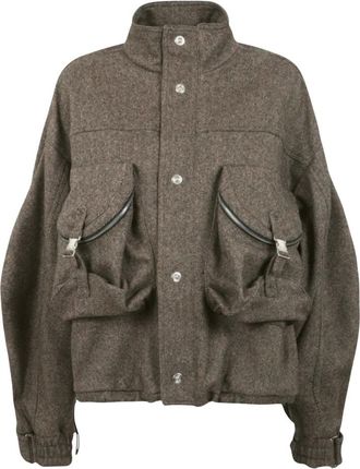 The Attico Donna, Giacche, Marrone, S, new