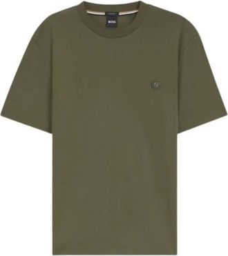 HUGO BOSS Hombre, Camisetas, Verde, Talla: L