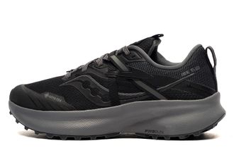 Saucony Ride 15 TR GTX Gore-Tex Waterproof Womens Running Shoes - Black - Size UK 6