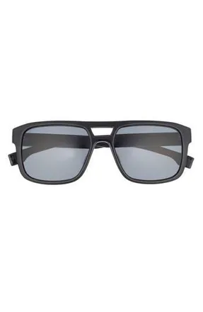 BOSS 56mm Navigator Sunglasses in Black at Nordstrom Rack