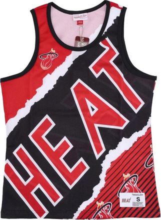 Mitchell & Ness Miami Heat Tank Top NBA Jumbotron - Heren - Fitness - Veelkleurig - L - Polyester - Fitness