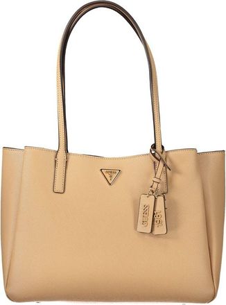 Guess Beige Polyurethane Womens Bag