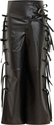 A.W.A.K.E. Pantaloni con fiocco - Nero