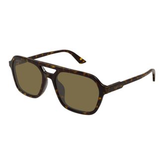 Gucci Sunglasses, unisex, Brown, Size: 57 MM Sunglasses
