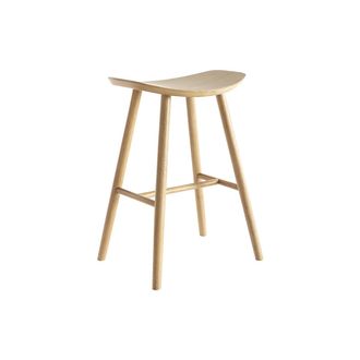 Miliboo Sgabello Da Bar Di Design Legno Chiaro 65 Cm Demory