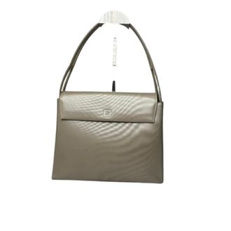 Givenchy Pre-owned Schoudertas - Dames - Pre-owned - Grijs - Maat: ONE Size Leer