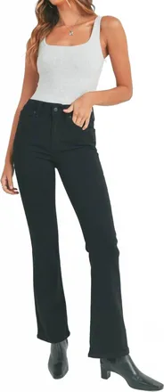 Just USA Smoky Hollow Flare Jean In Black