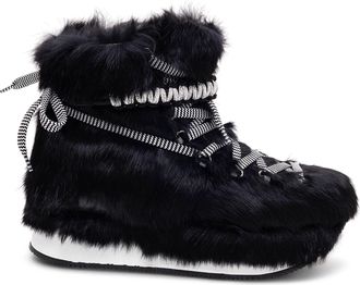 Hogan Lace-Up Ankle Length Boots