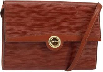 Louis Vuitton Pre-owned Vintage Cross Body Tas - Dames - Vintage Schoudertas - Bruin - ONE Size - Leer - Vintage
