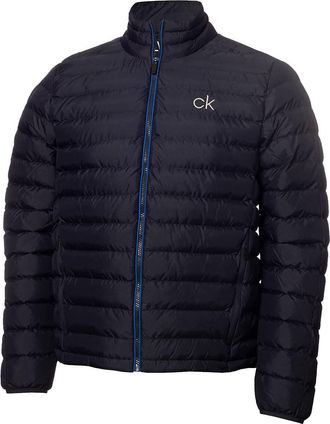 Calvin Klein Mens Padded Jacket - Navy/Mid Blue - S