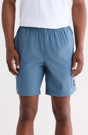 Hurley Outlander Cargo Walk Shorts in Grey Teal at Nordstrom Rack, Size Medium