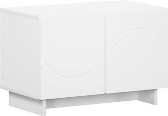vidaXL Soporte De Tv 60 X 34.5 X 40 Cm Blanco Madera De Ingenier&iacute;a Vidaxl