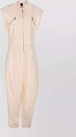 Pinko dress with zip pockets and elastic waistband