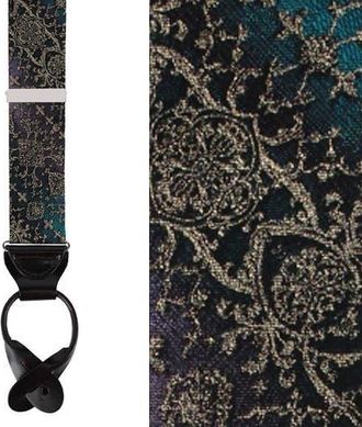 Trafalgar Store The Spellbound Brocade Silk Button End Novelty Brace in Multiple at Nordstrom