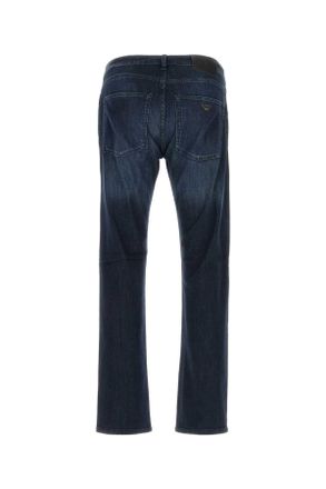 Emporio Armani Mens Stretch Denim Jeans 0942 Exterior: Cotton Elastane