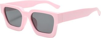 Generic Square Frame Men And Women Simple Sunglasses Fashion Outdoor Driving Vacation Photo Shopping Sport Sun Glasses(Pink)