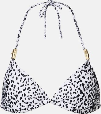 Heidi Klein Top bikini Icaria con stampa